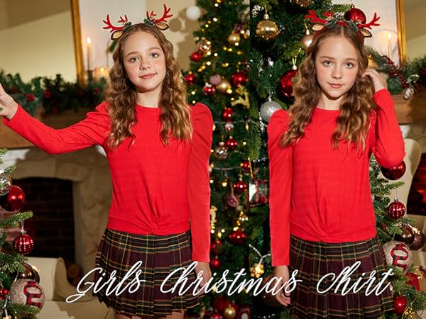 christmas shirts for girls