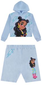 Girls Lay Lay Hoodie and Shorts Set