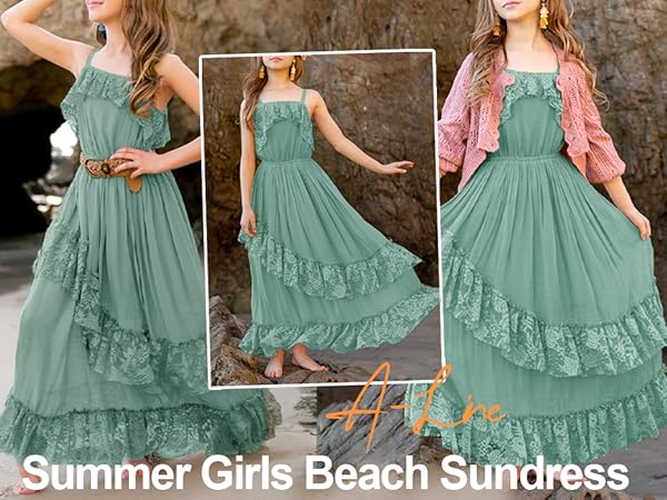 sage green dress for girls light green dress juniors formal dress Cami dress girls beach dress 