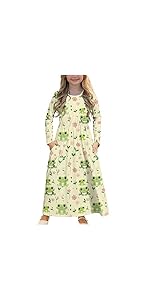 Frog Dress for Girls