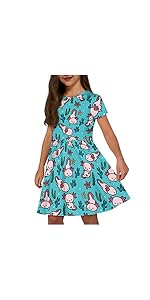 Axolotl Dress for Girls