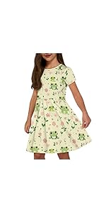 Frog Dress for Girls