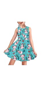 Axolotl Little Girls Dress