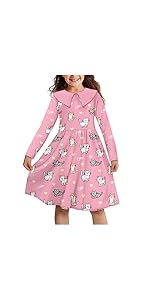 Cat Dress for Girls