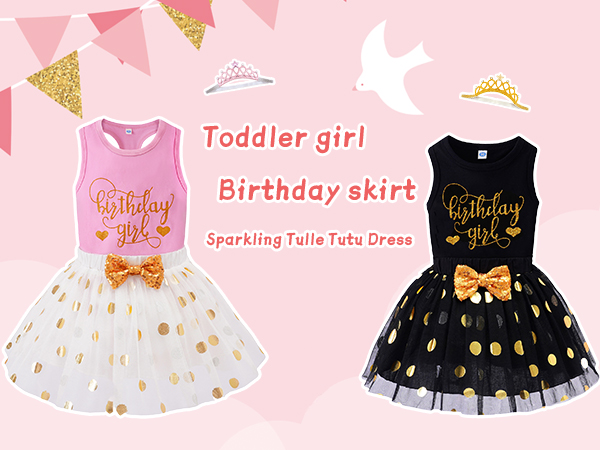 Kids Toddler Baby Girls Birthday Outfits Princess 