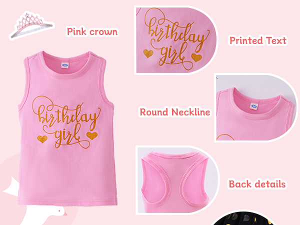 Kids Toddler Baby Girls Birthday Outfits Princess 