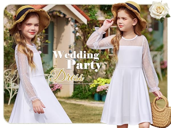 white dress for girls