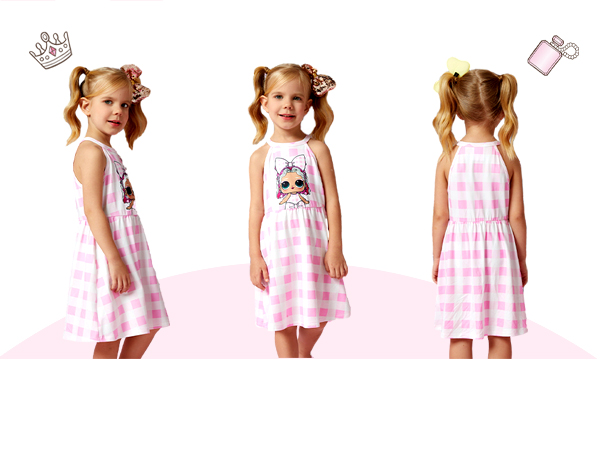 pink girls dress