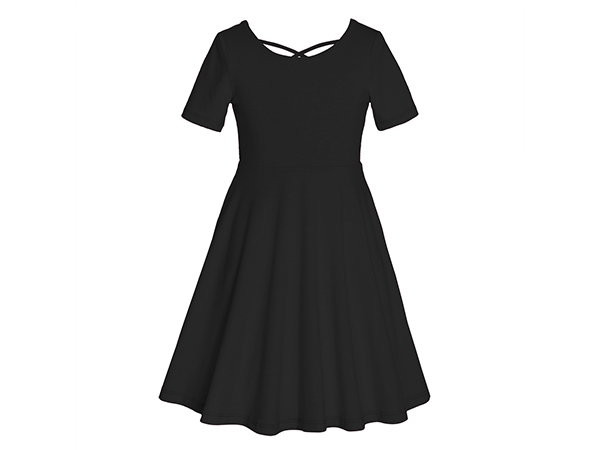 girls crisscross dress