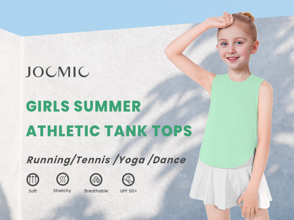 girls athletic tank tops