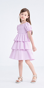 Purple girls dress