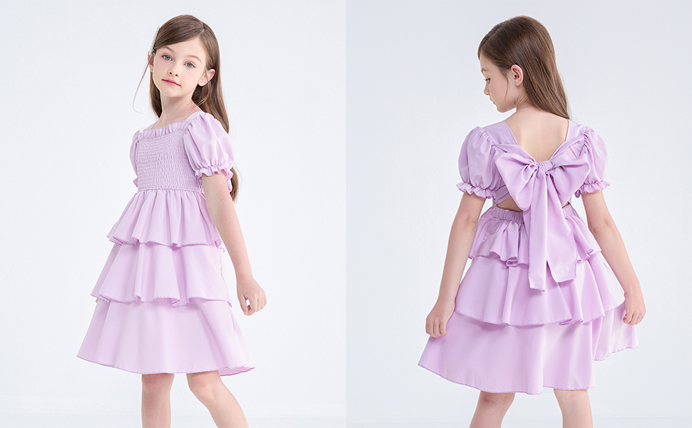 purple girls dress