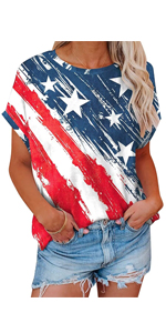 flag shirt women