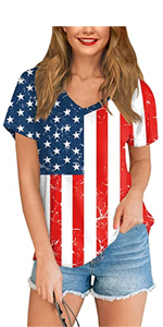 American flag shirt womens