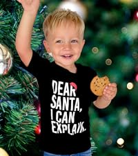 Santa T-shirt for boys kids girls