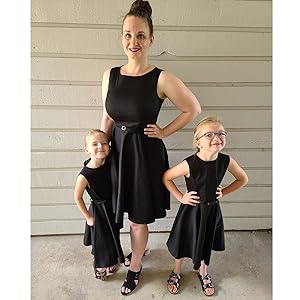 girls black dress