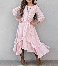 Girls Fall Maxi Dress