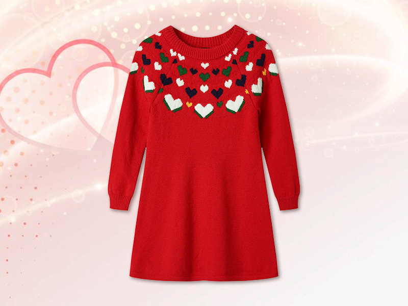 girls christmas sweater dress