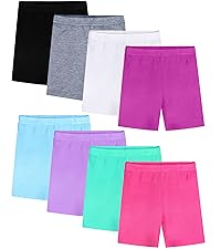 8 Pack Girls Shorts