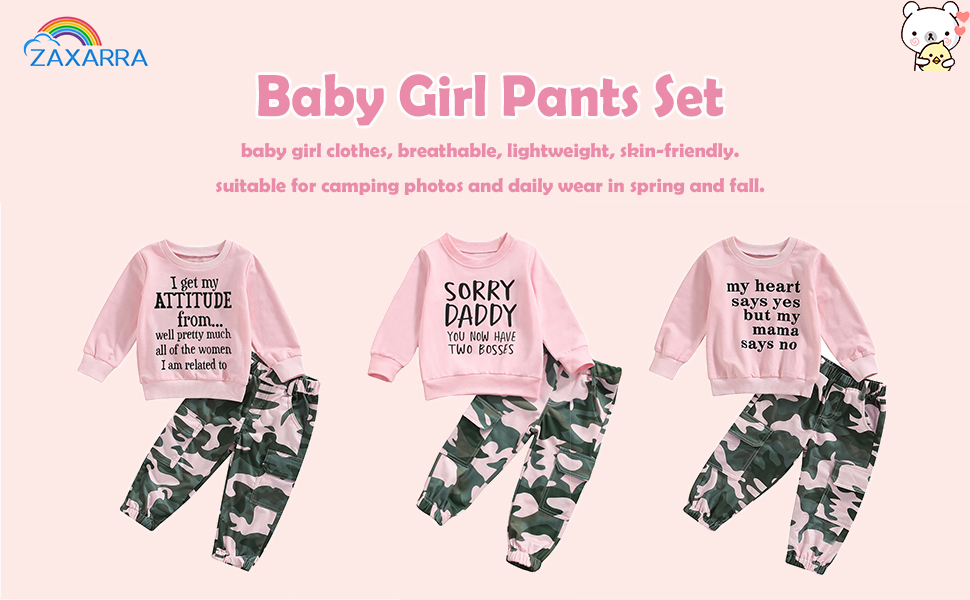 baby girl pants set