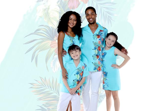 Orchid Paradise Turquoise - Family Matching