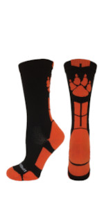 MadSportsstuff wild paws football socks for boys lions cougars tigers