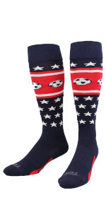 Patriotic USA Soccer Socks