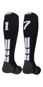 Football Number Socks 