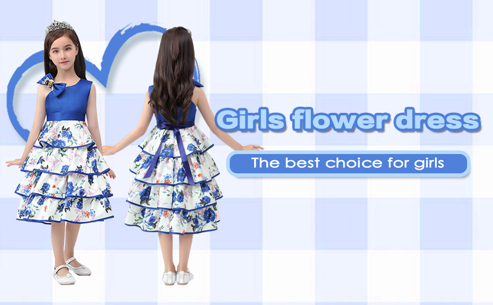 Girls flower dress