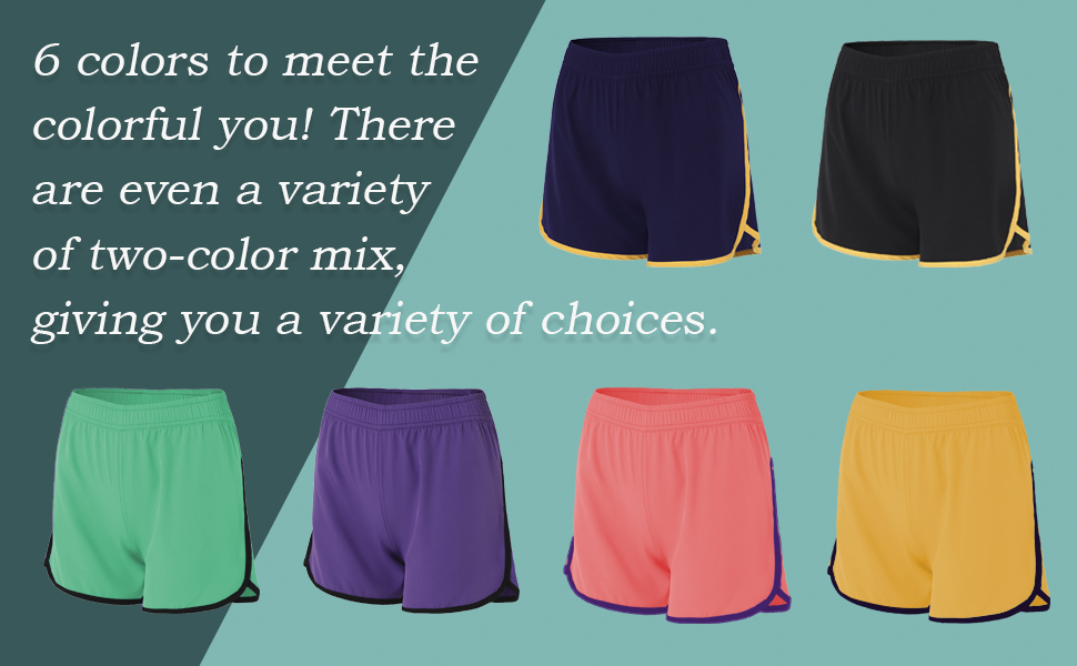 Girls&#39; Solid Running Shorts