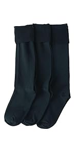 Jefferies Socks Girls'' School Uniform Knee High 3 Pack