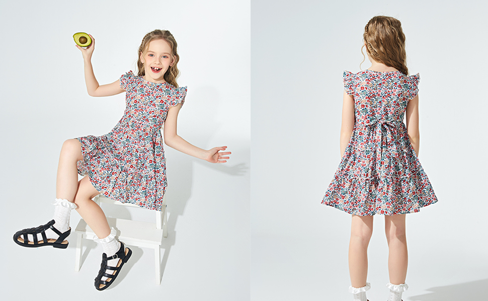 Girls Broken Flower Dress