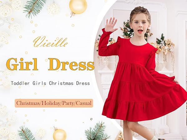 toddler christmas red dress