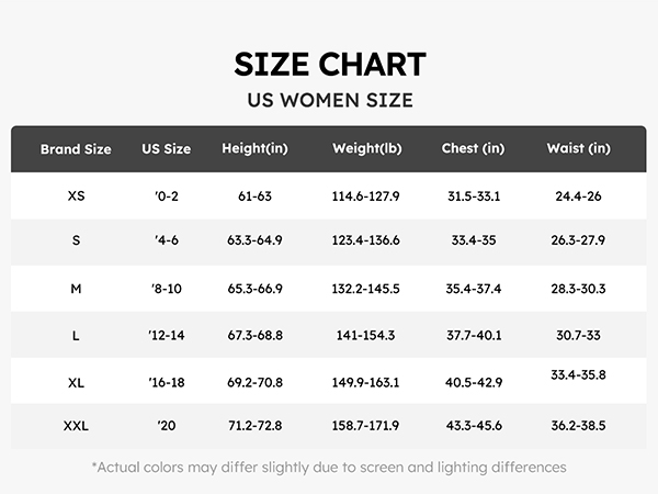 WOMEN SIZE