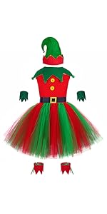 Girls Elf costume