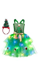 christmas tree costume for girls