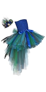 peacock dress for girls