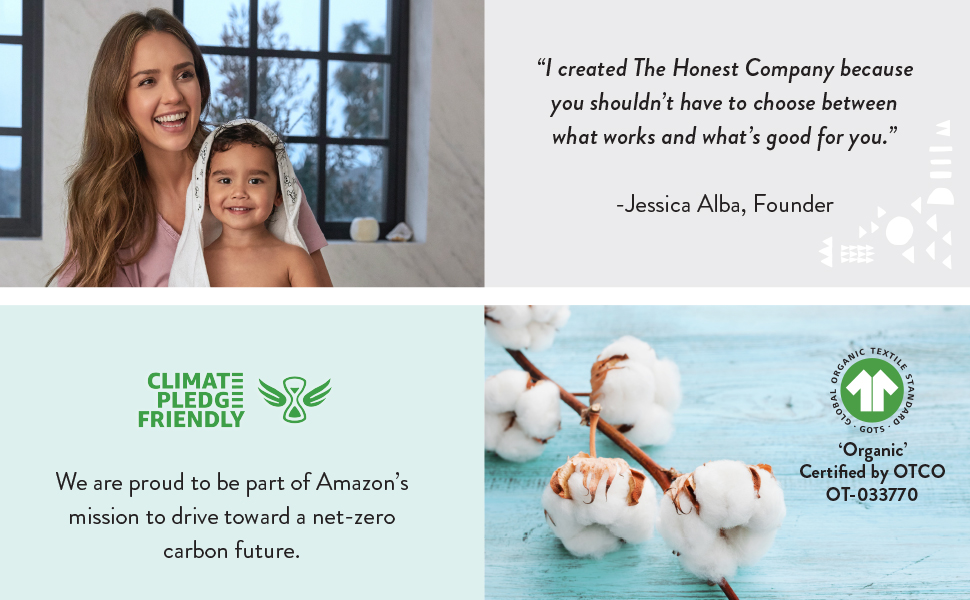 Honest Company Jessica Alba Product Sustainability Banner