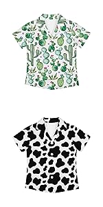 Cute Hawaiian Shirt For Boys Girls Costume Party