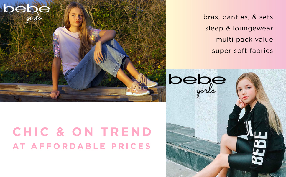 bebe girls chic and on trend