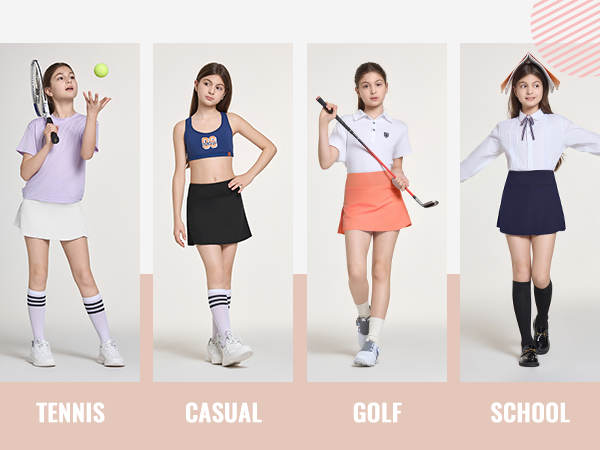 girls tennis skirt  