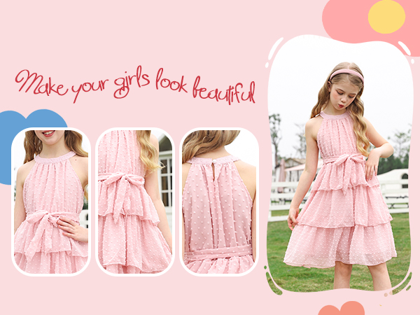 Girls halter dress