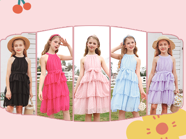 Girls halter dress