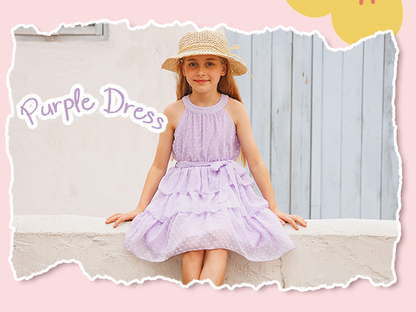 Girls halter dress