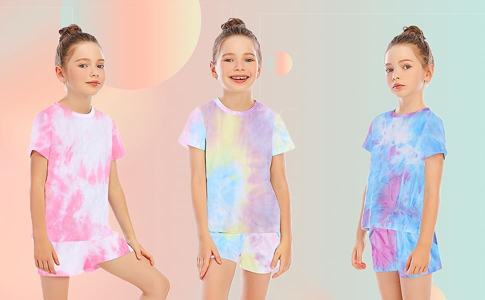 little girl outfits,Tie Dye outfits for girl,toddler girl outfits