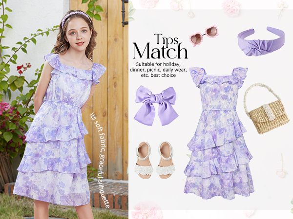 purple dress for girls