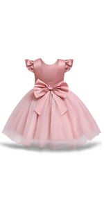 girl pink dress size 5