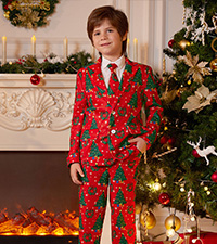 Boys Xmas 3-Piece Suit