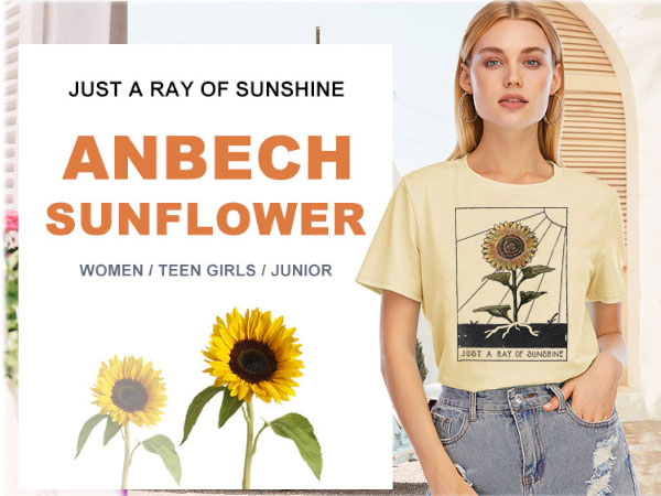 Sunflower Shirts for Women or Teen Girls