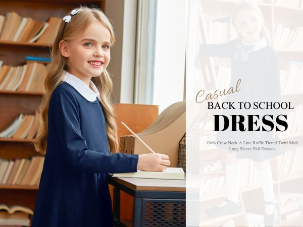 girls school dress